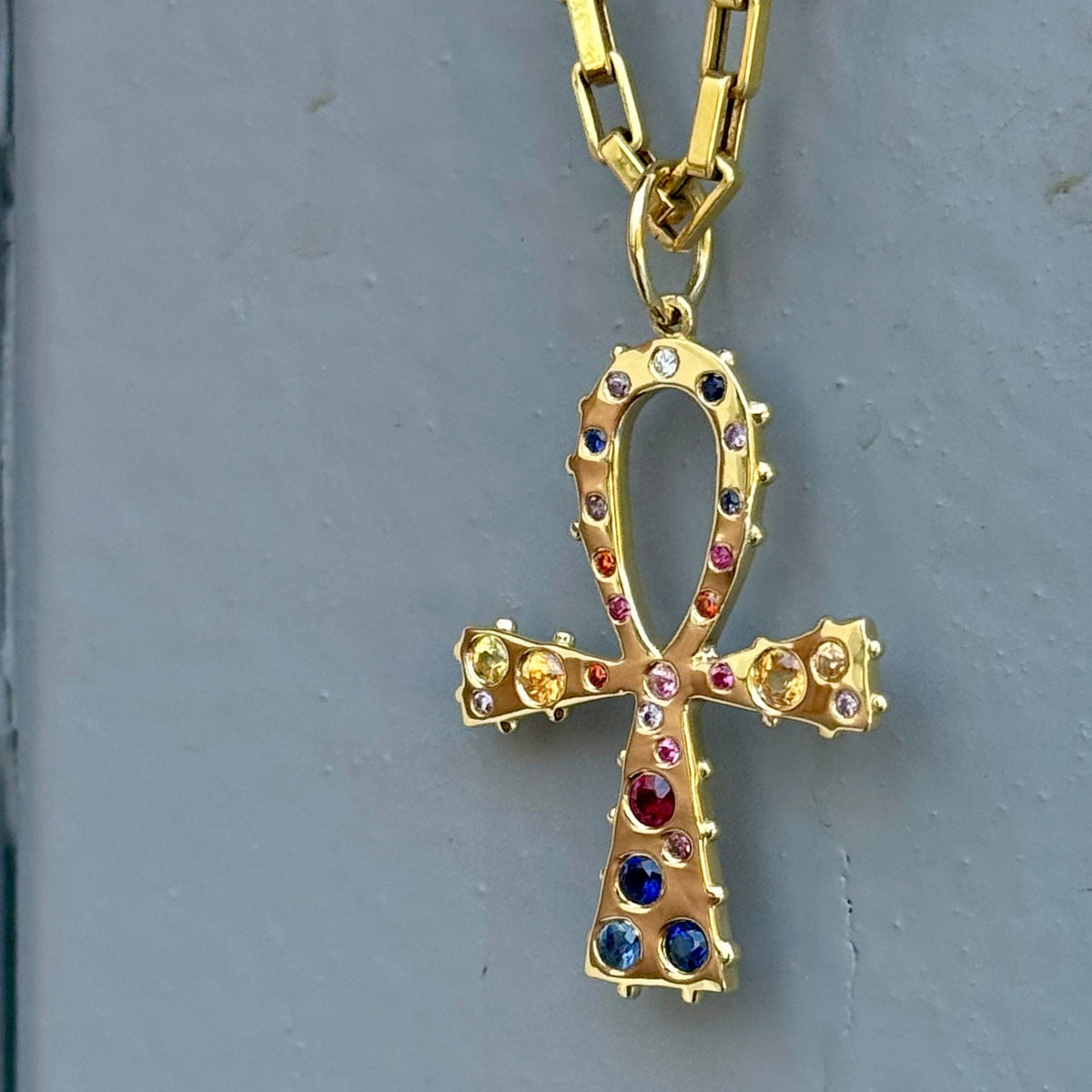 A Sunset in Sapphires: The Story of a Custom Ankh