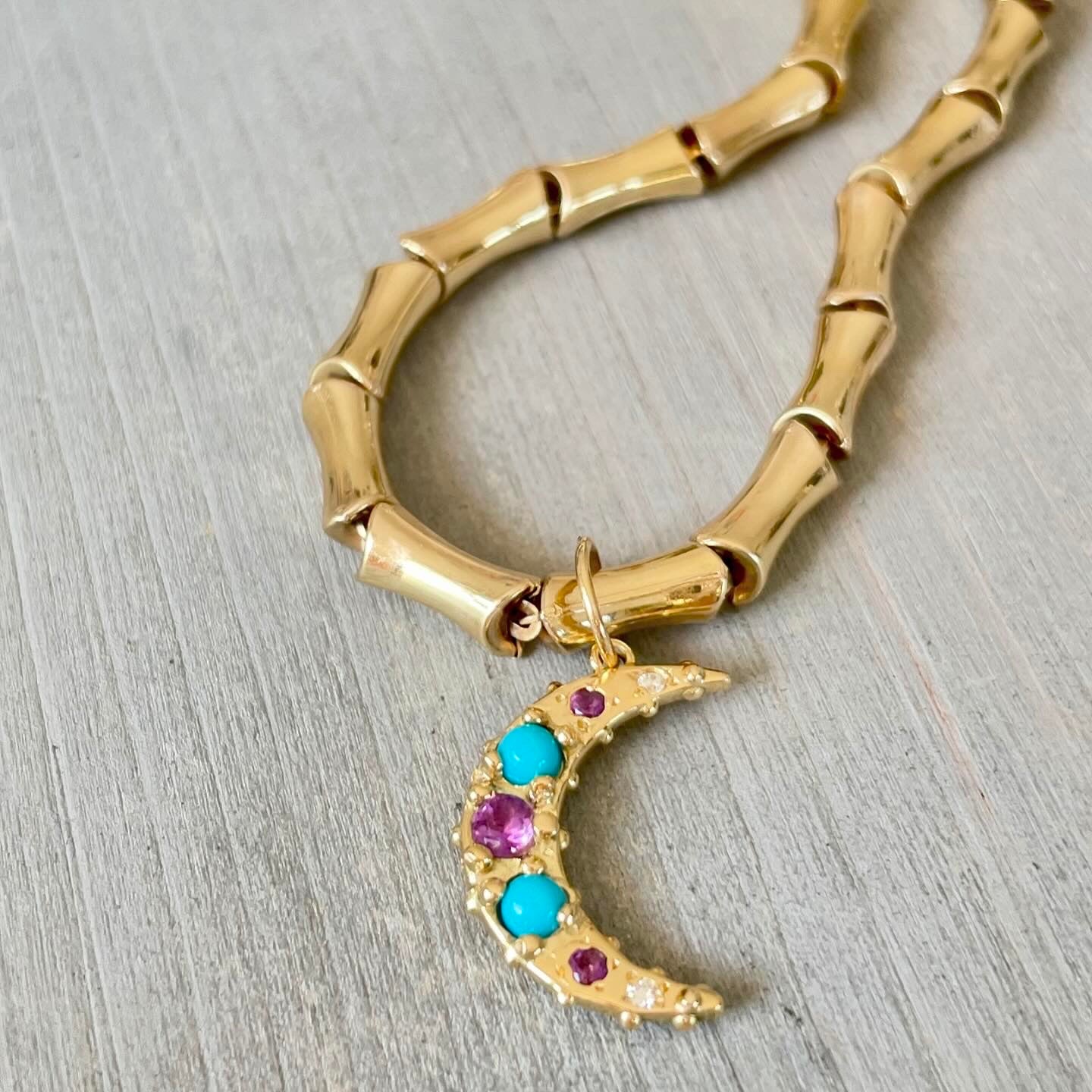 BOHEME PROVENCE CRESCENT MOON CHARM | Crafted-to-Order