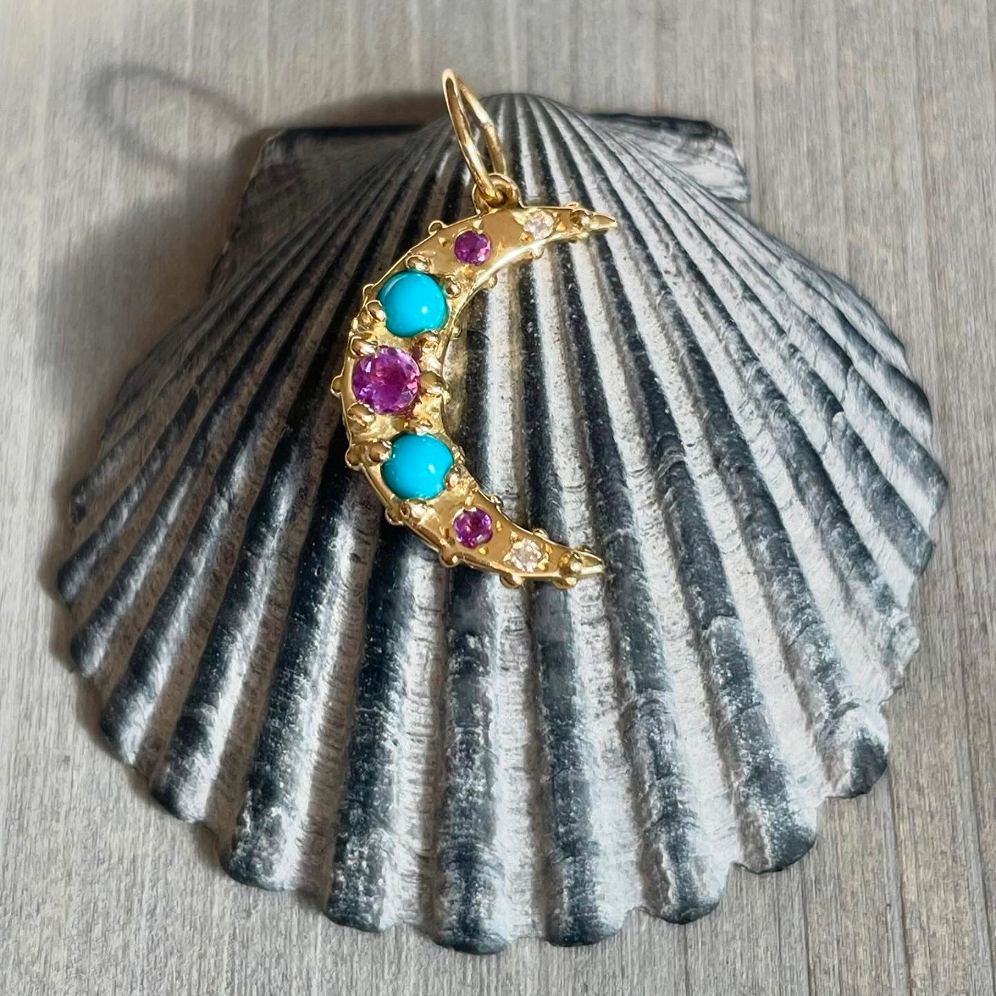 BOHEME PROVENCE CRESCENT MOON CHARM | Crafted-to-Order