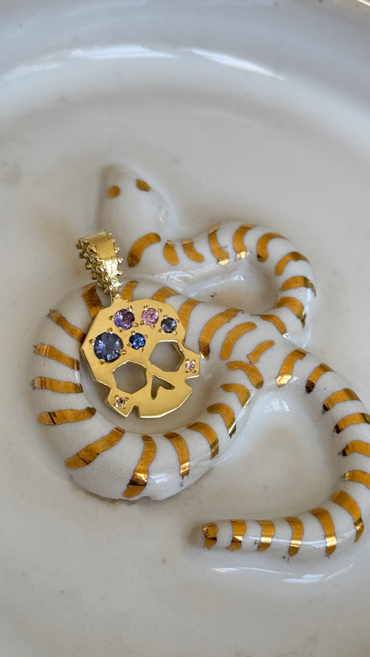 FACETTE GEMMY SKULL CHARM | Crafted-to-Order