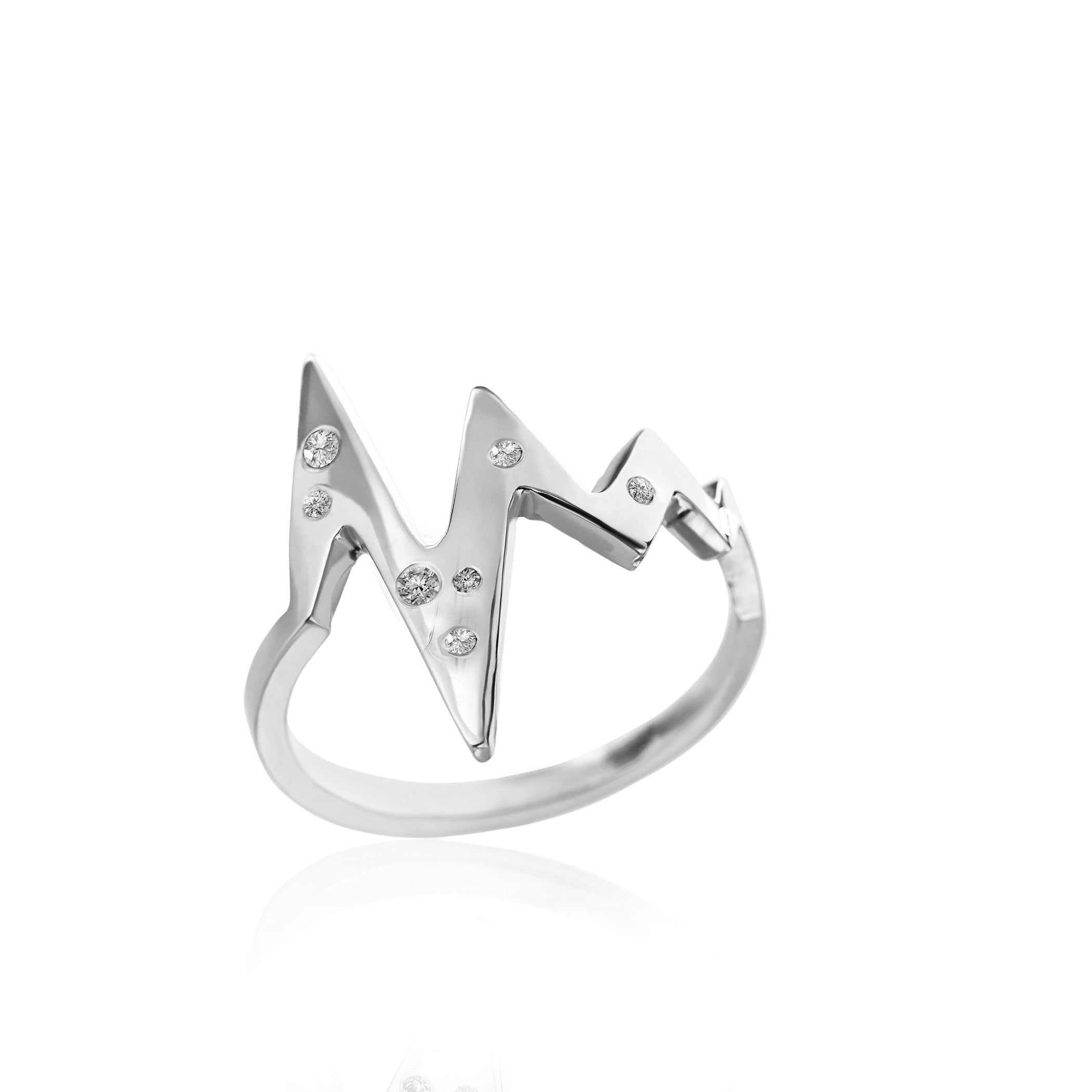 AMOUR DIAMOND HEARTBEAT RING