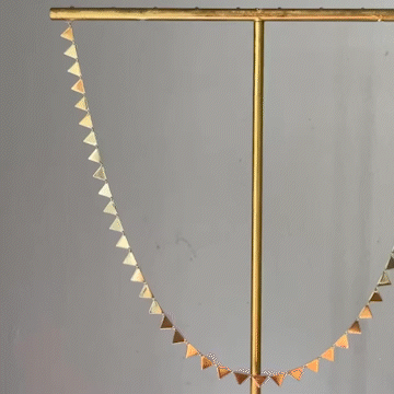 BOHEME RADIANT TRIANGLE 18K GOLD CHAIN | In-Stock