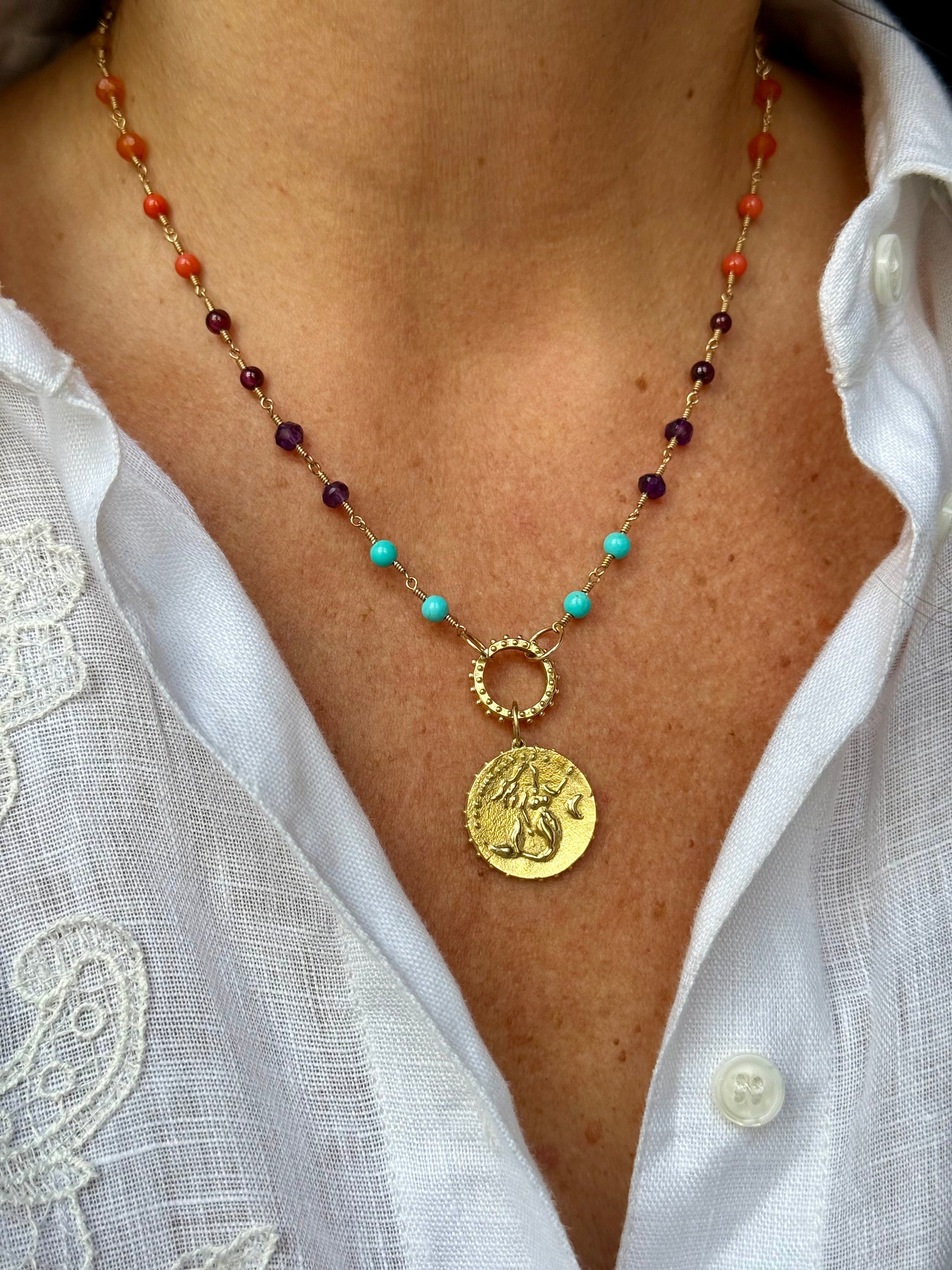 BOHEME DELPH RAINBOW BEAD CHAIN