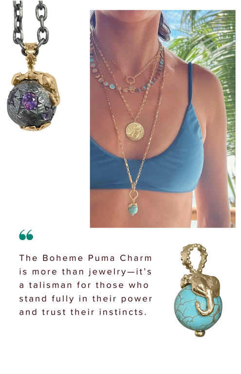 BOHEME TURQUOISE PUMA CHARM