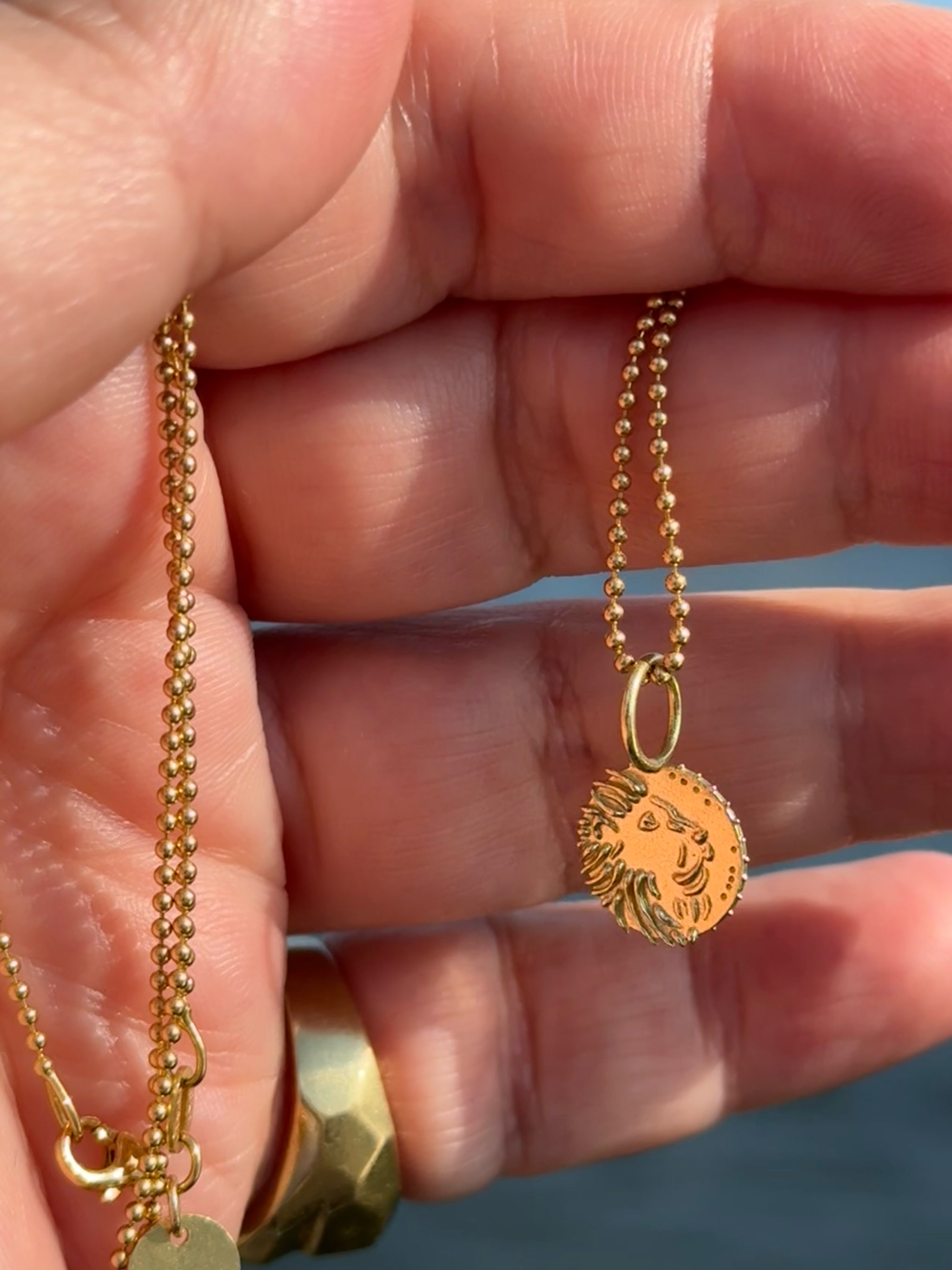 BOHEME BEBE LION GOLD CHARM | Crafted-to-Order