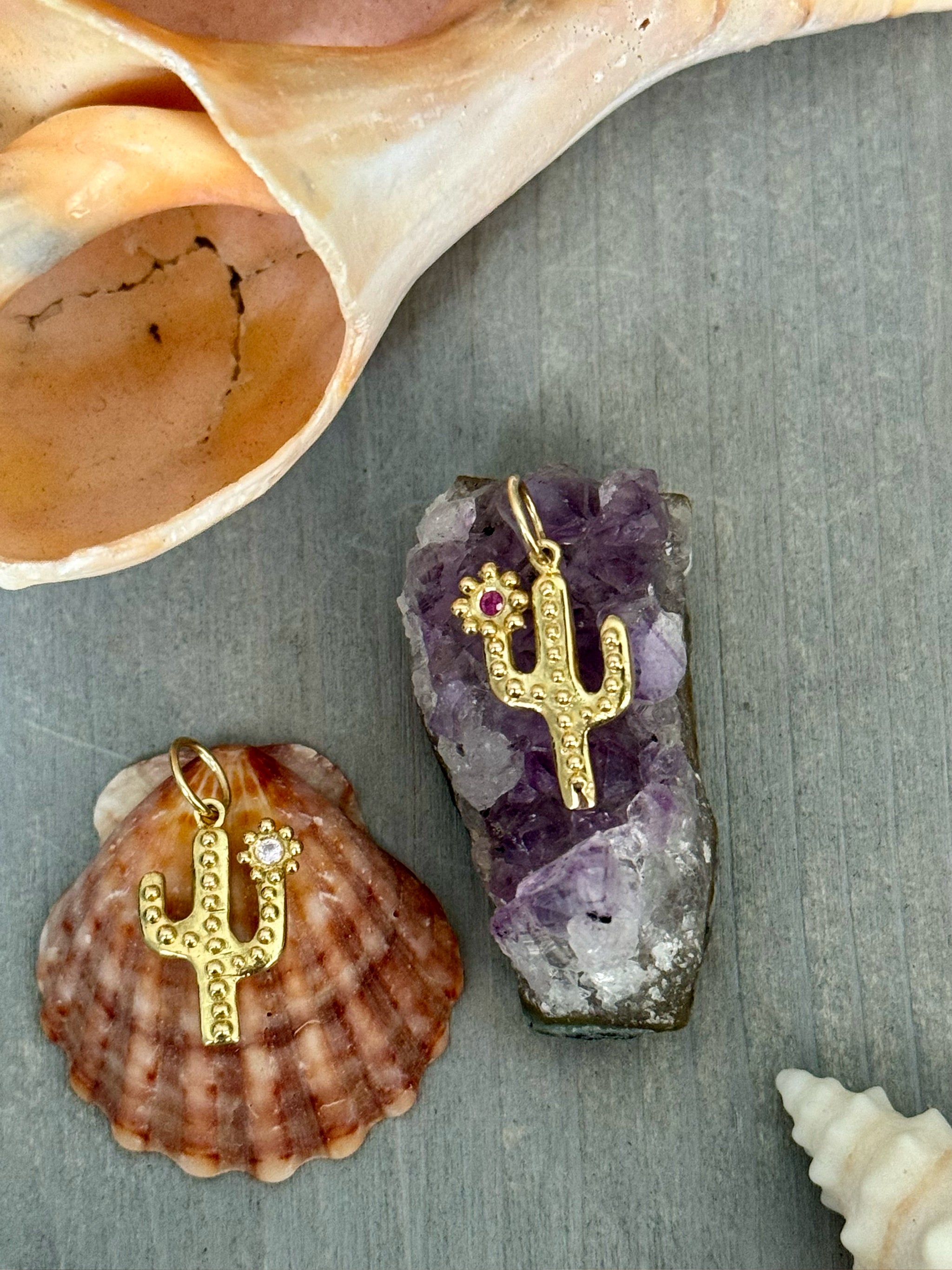 BOHEME BLOOMING CACTUS CHARM | In-Stock