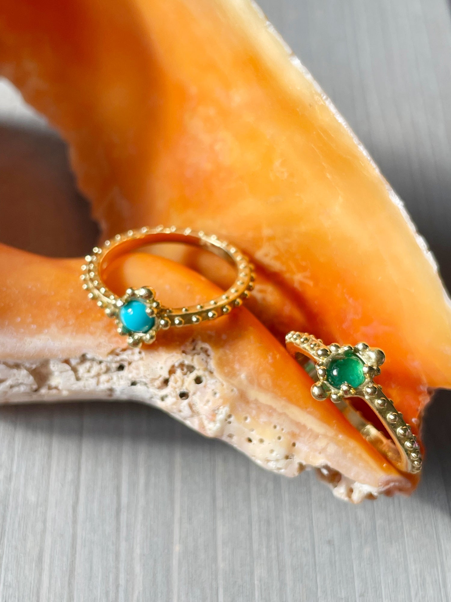 BOHEME BUBBLE EMERALD RING  | In-Stock