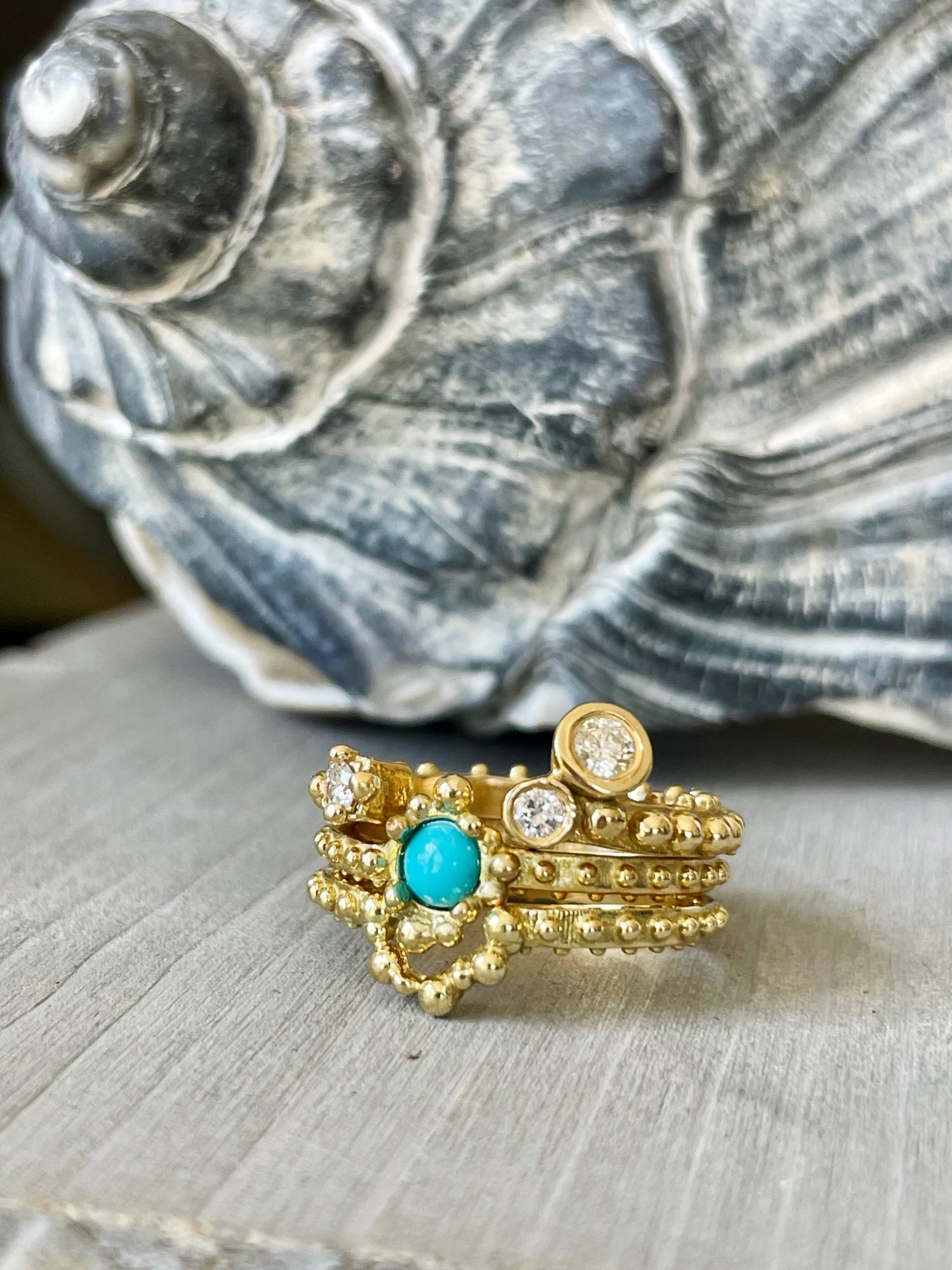 BOHEME BUBBLE TURQUOISE RING rts