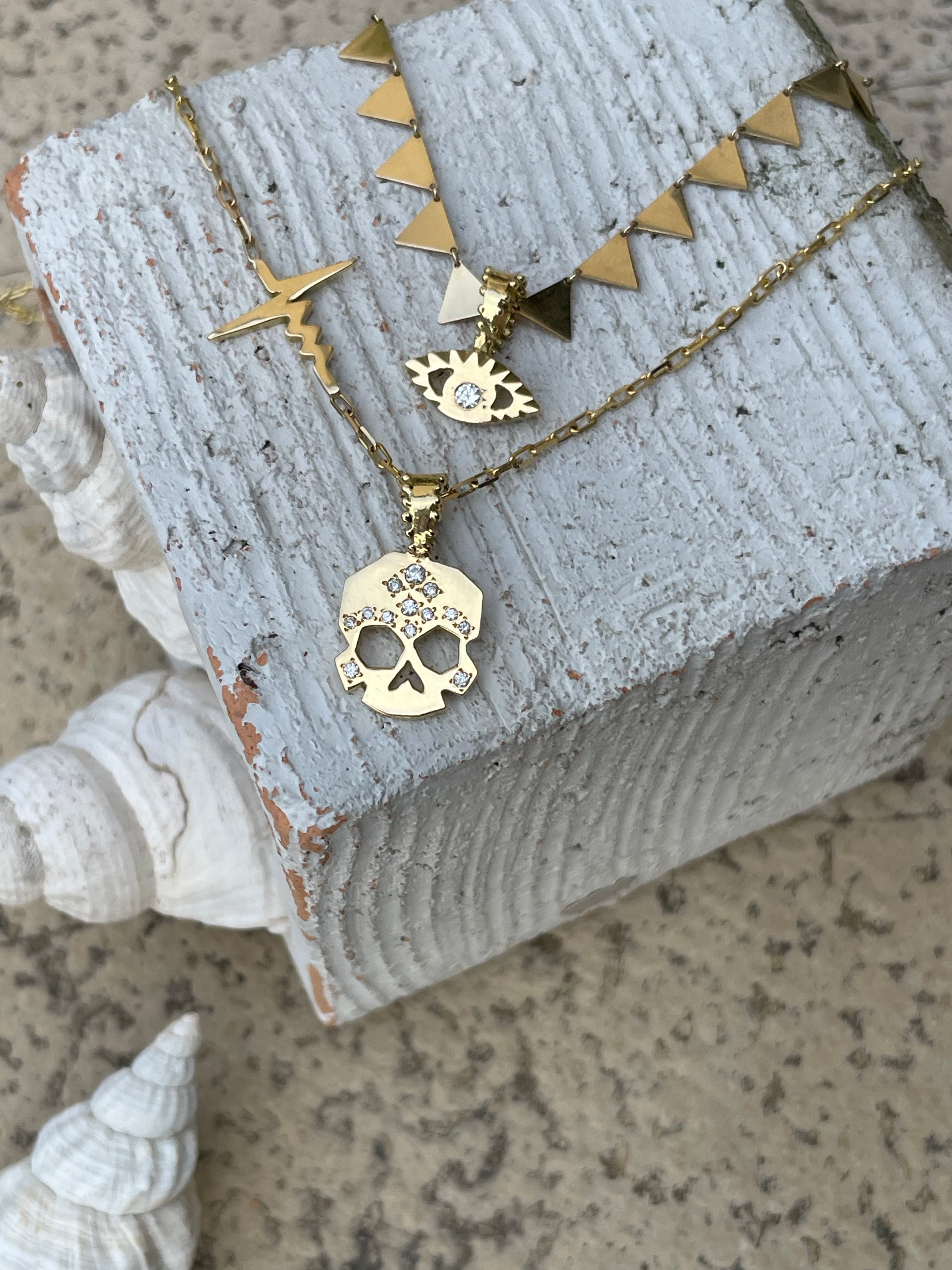 BOHEME RADIANT TRIANGLE 14K GOLD CHAIN | In-Stock