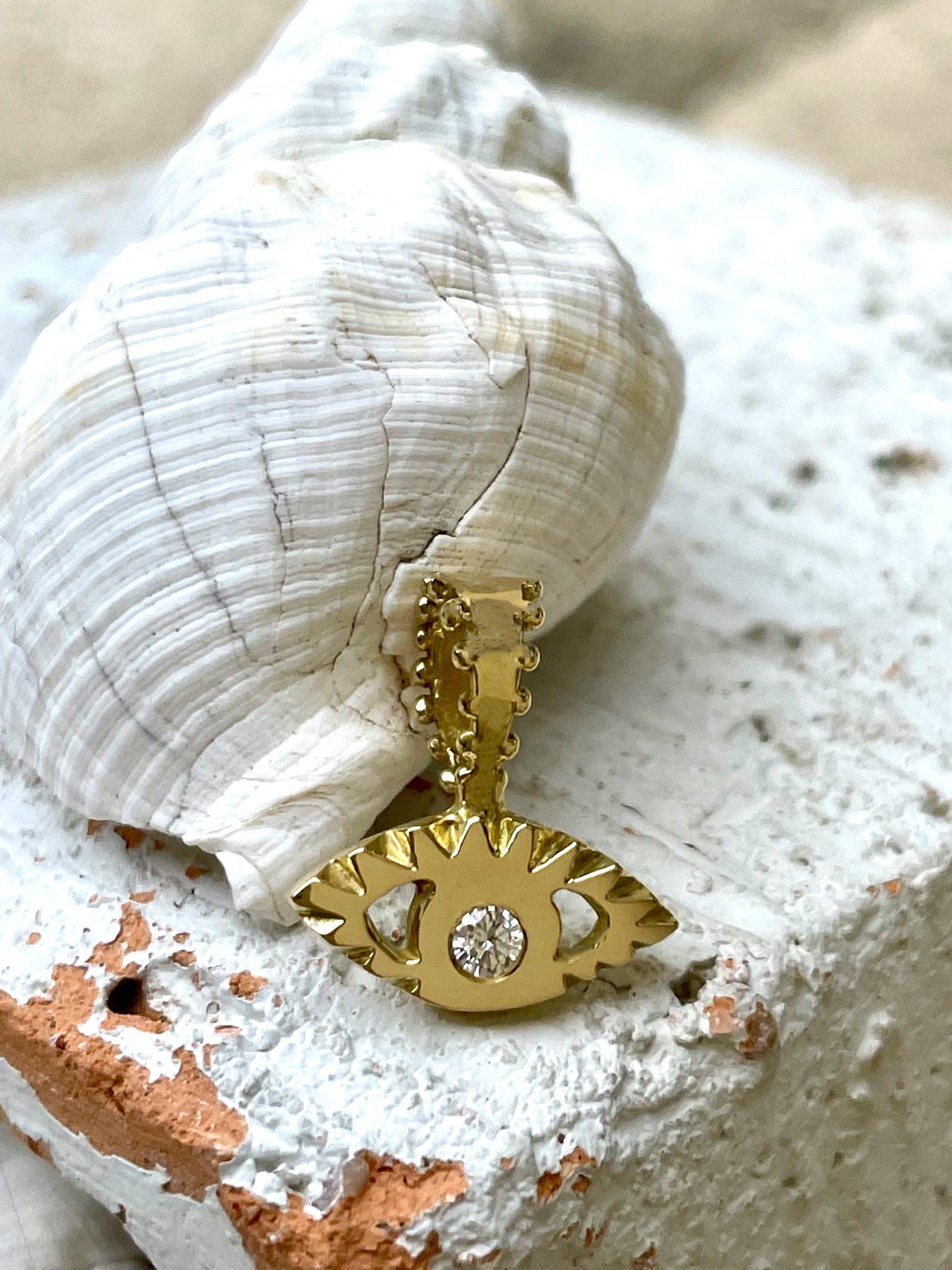 BOHEME DIAMOND THIRD EYE CHARM | Crafted-to-Order