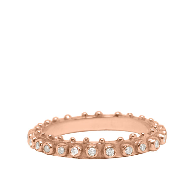 BOHEME HALF-ETERNITY DIAMOND RING 18KR | In-Stock