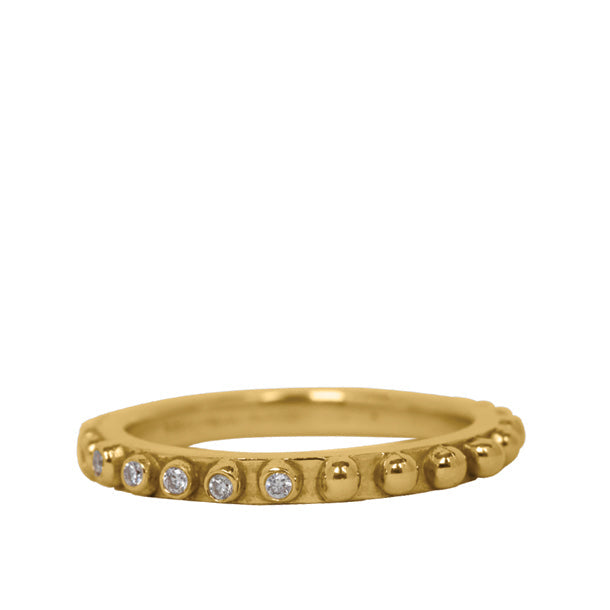 BOHEME HALF-ETERNITY DIAMOND RING 18KR