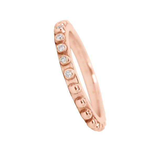 BOHEME HALF-ETERNITY DIAMOND RING 18KR