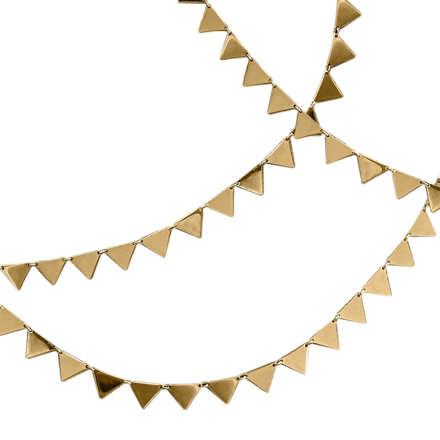 BOHEME RADIANT TRIANGLE 18K GOLD CHAIN | In-Stock