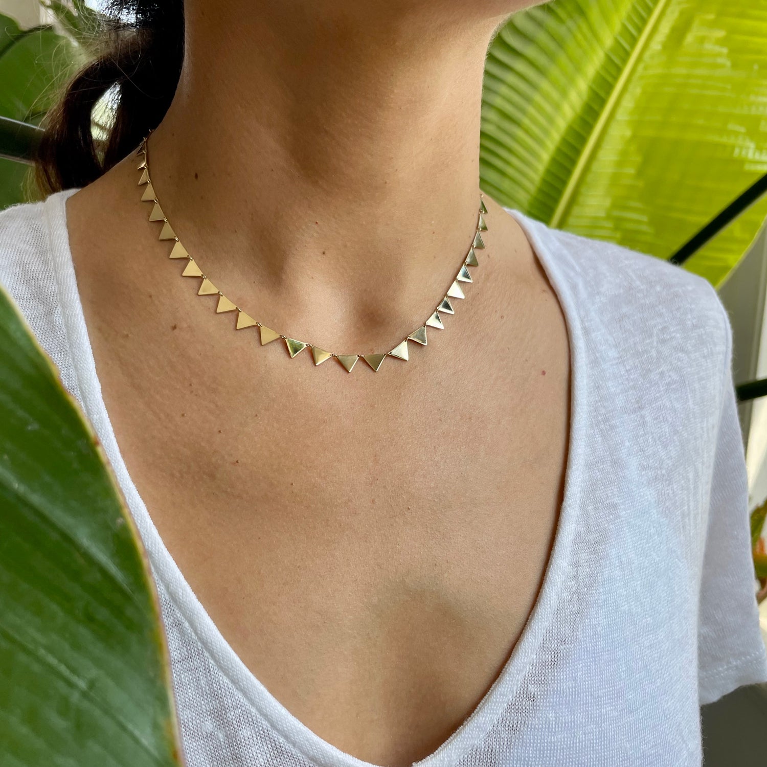 BOHEME RADIANT TRIANGLE 14K GOLD CHAIN | In-Stock