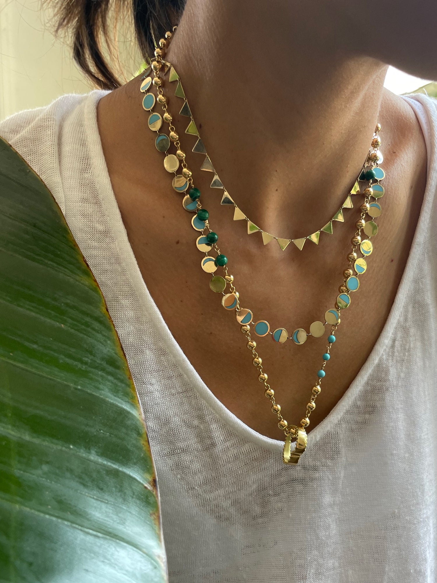 BOHEME RADIANT TRIANGLE 14K GOLD CHAIN | In-Stock