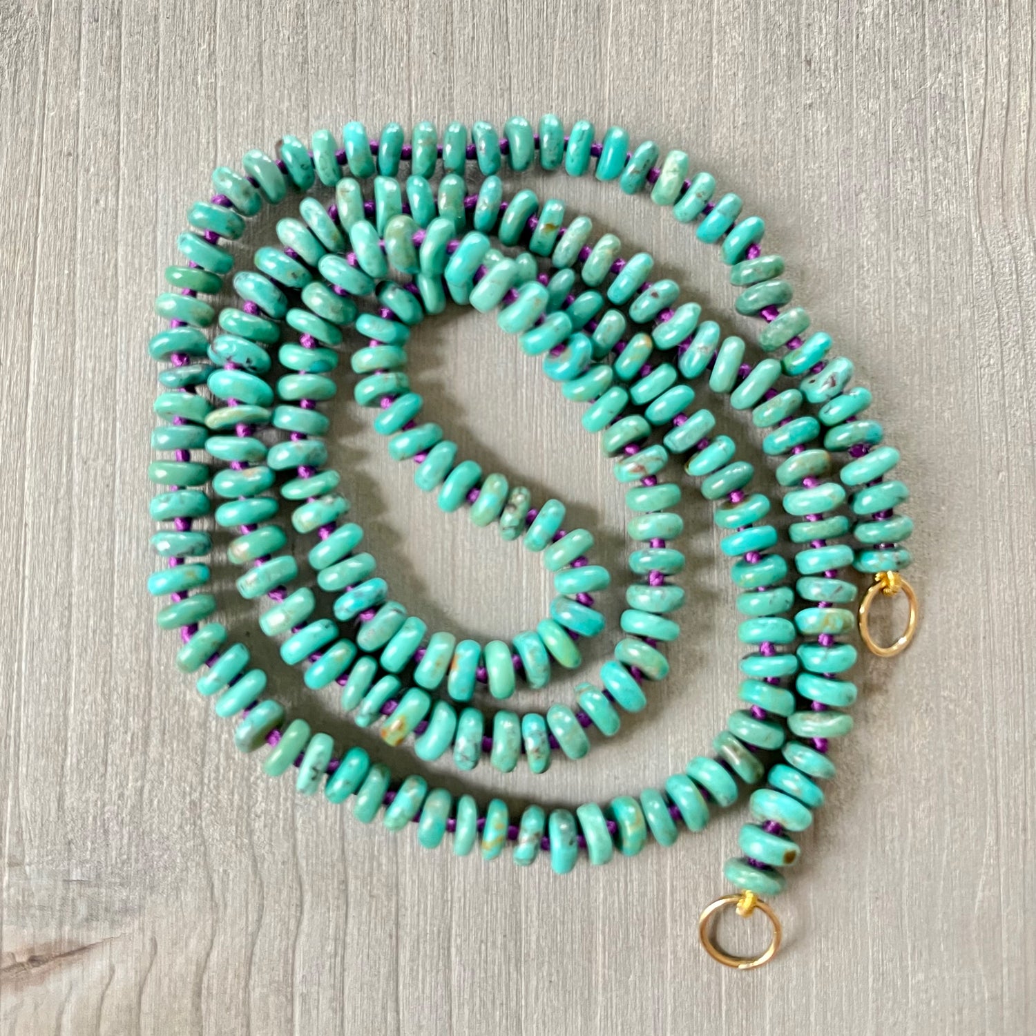 BOHEME TURQUOISE HEISHI OPEN CHAIN rts