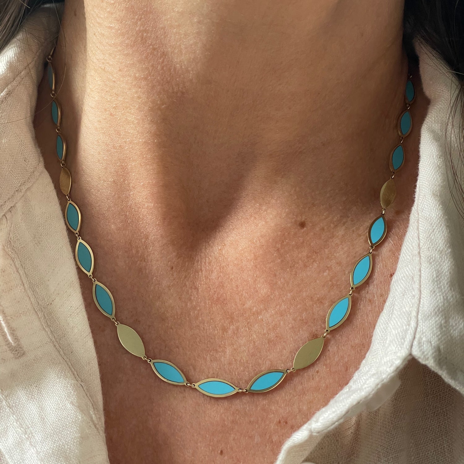 BOHEME THIRD EYE TURQUOISE NECKLACE