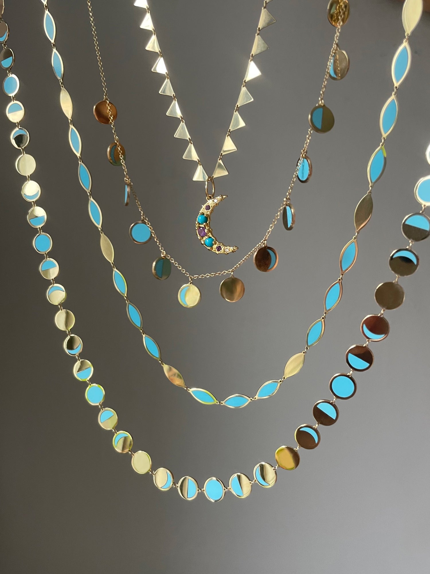 BOHEME RADIANT TRIANGLE 14K GOLD CHAIN | In-Stock