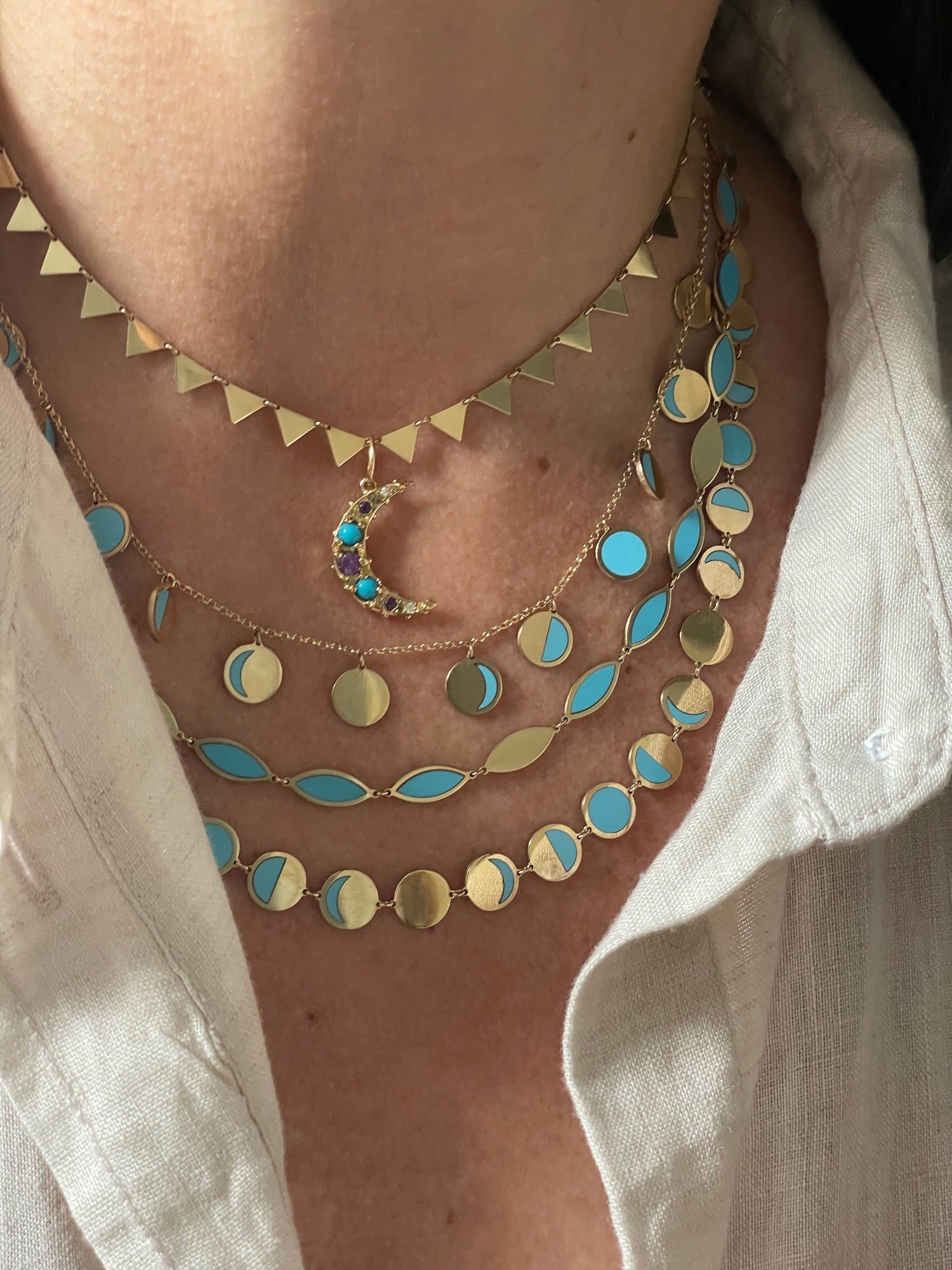 BOHEME THIRD EYE TURQUOISE NECKLACE | Sold-Out