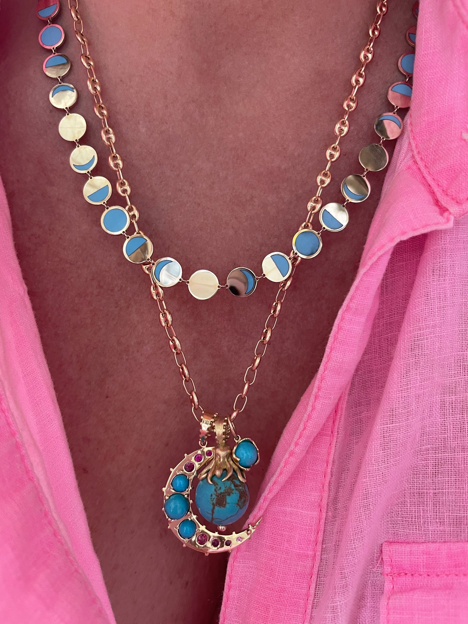 BOHEME TURQUOISE MATTE OCTOPUS CHARM | Crafted-to-Order