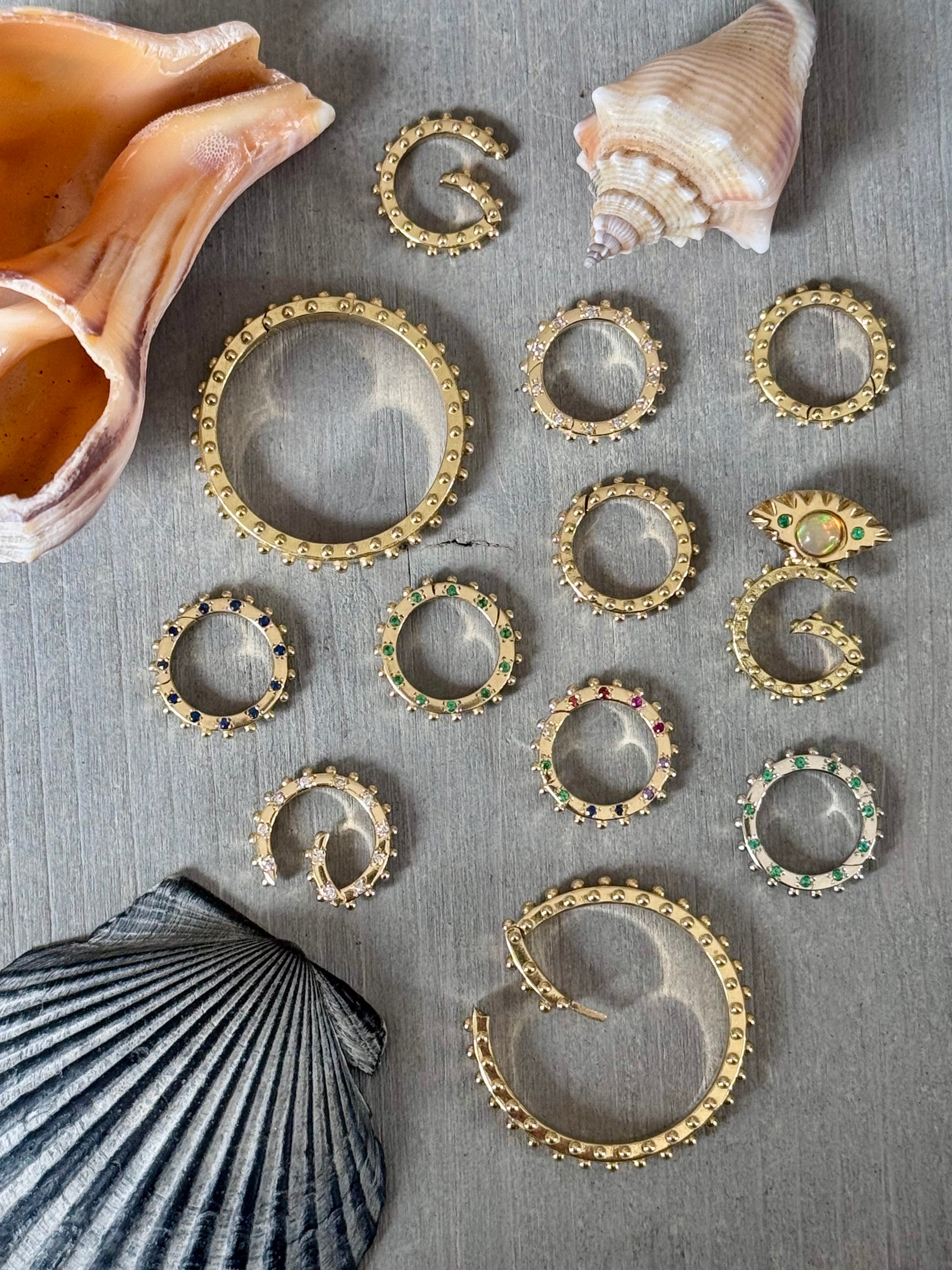 BOHEME SMALL CLICKER CHARM Yellow Gold | Crafted-to-Order