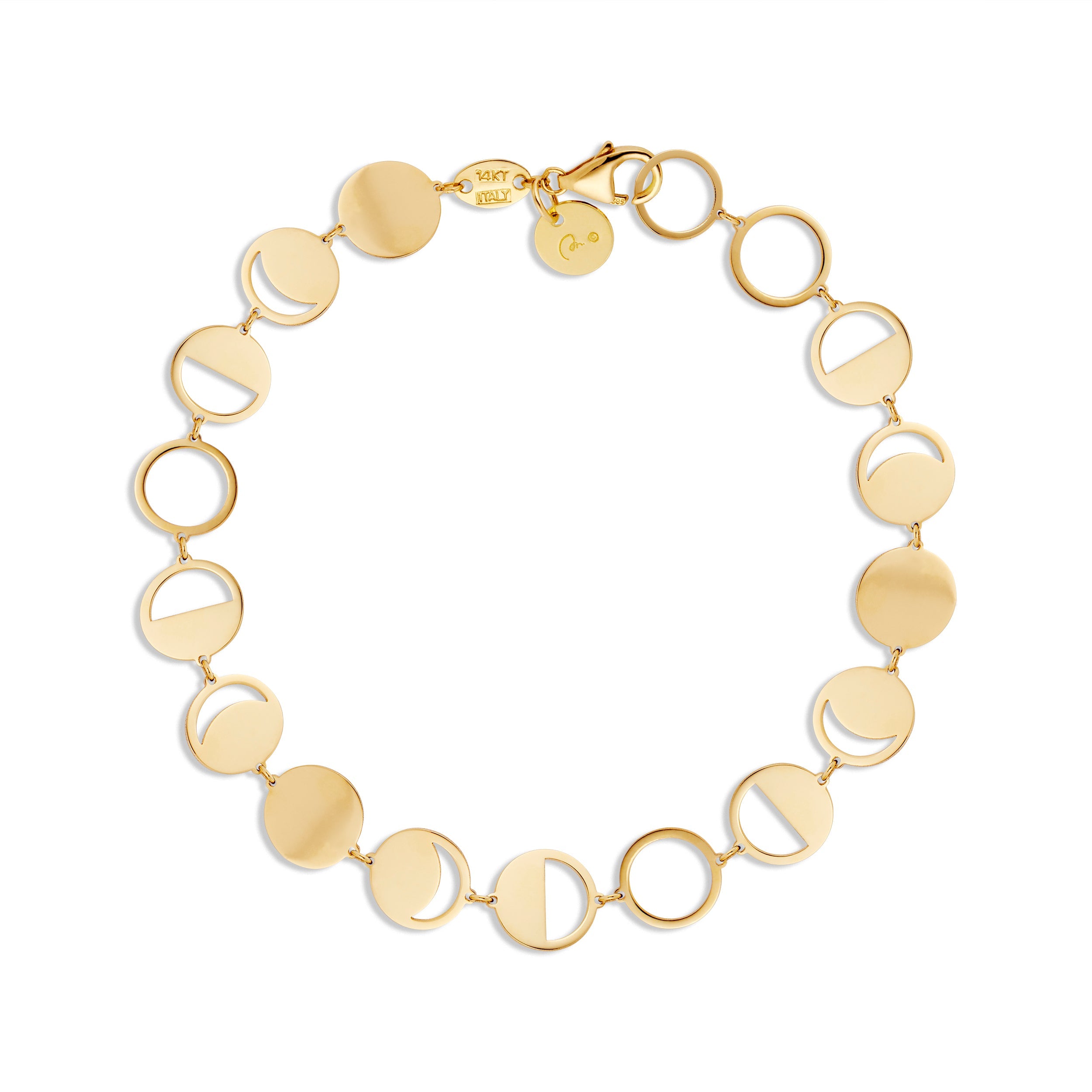 BOHEME CONFETTI LUNE 18KY GOLD BRACELET | In-Stock
