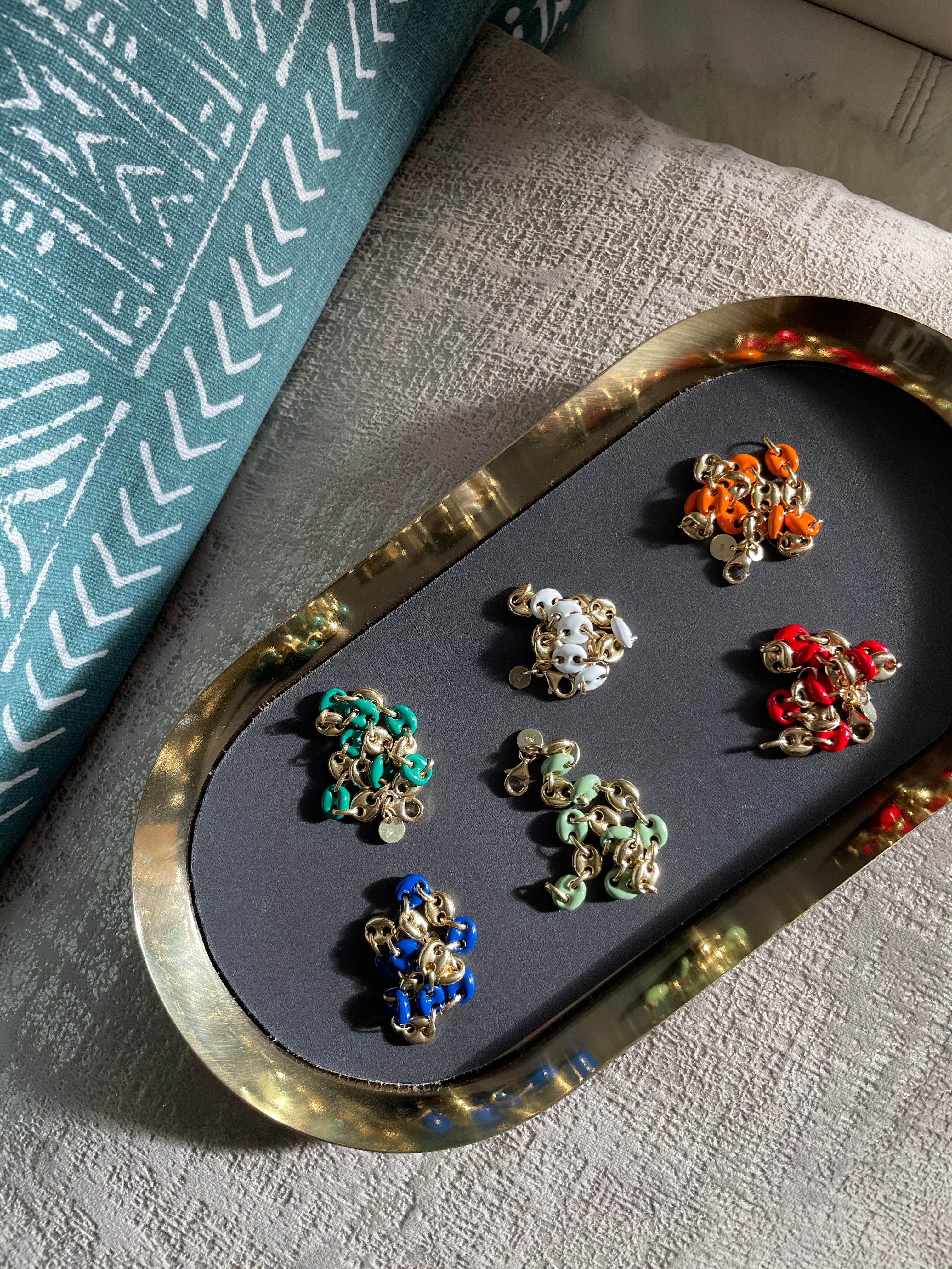 BOHEME GREEN ENAMEL BRACELET MARIN | In-Stock