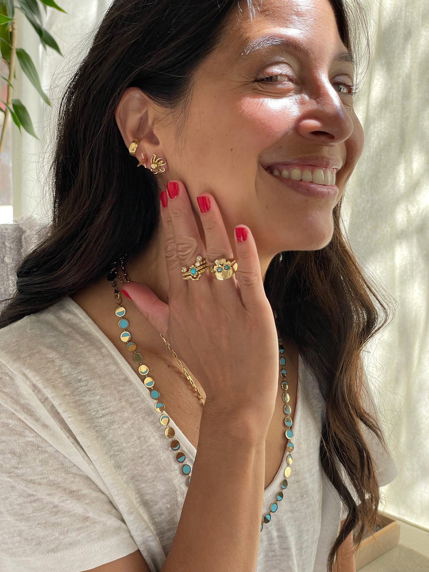 BOHEME BUBBLE EMERALD RING