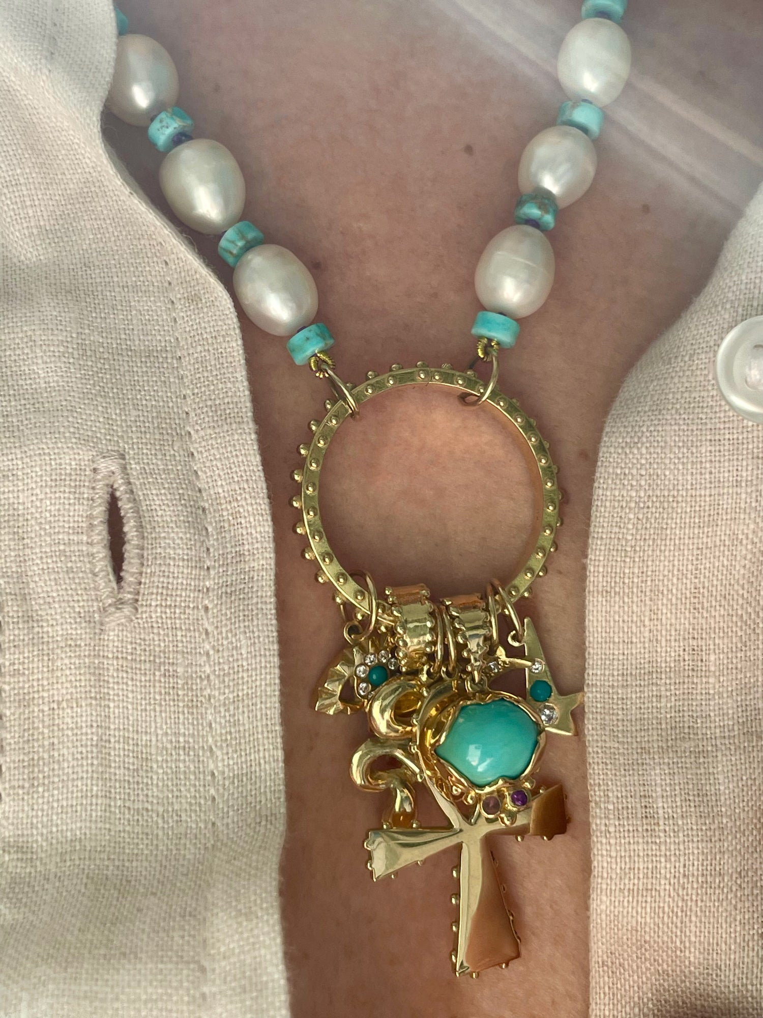 BOHEME GOLD ANKH CHARM | Crafted-to-Order