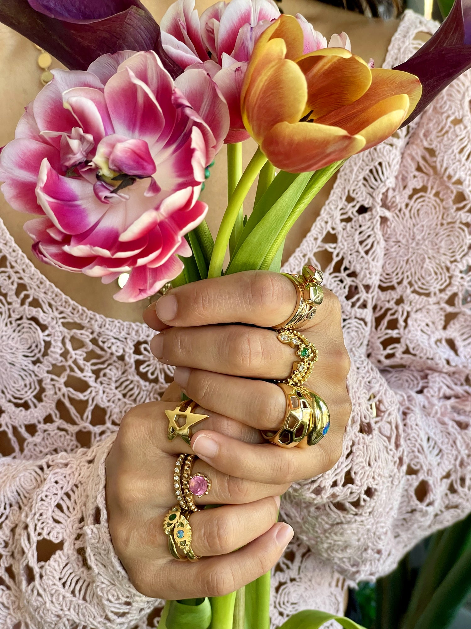 BOHEME TSAVORITE THIRD EYE RING | In-Stock