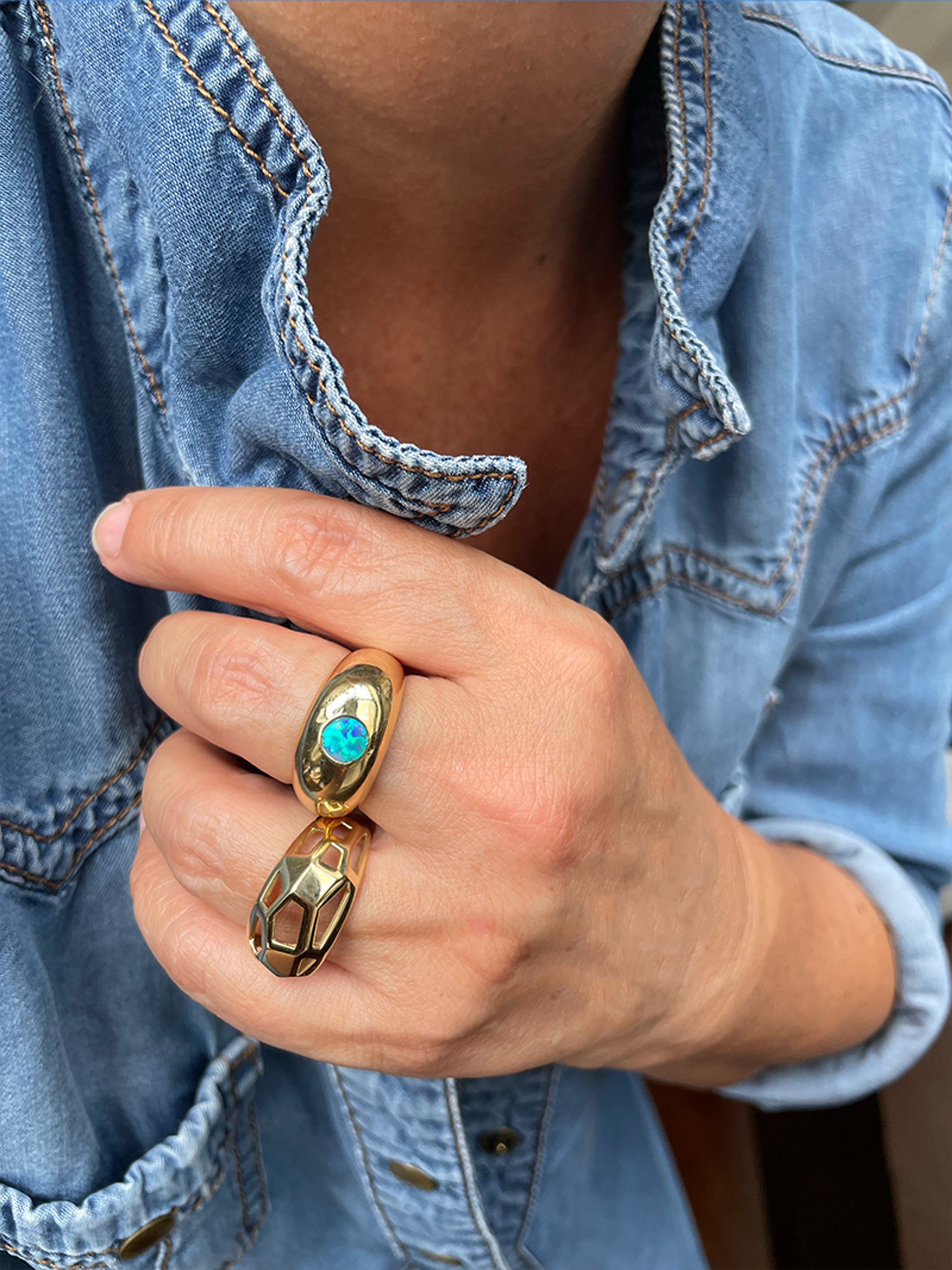 SEASPELL | OPAL DOME RING | In-Stock