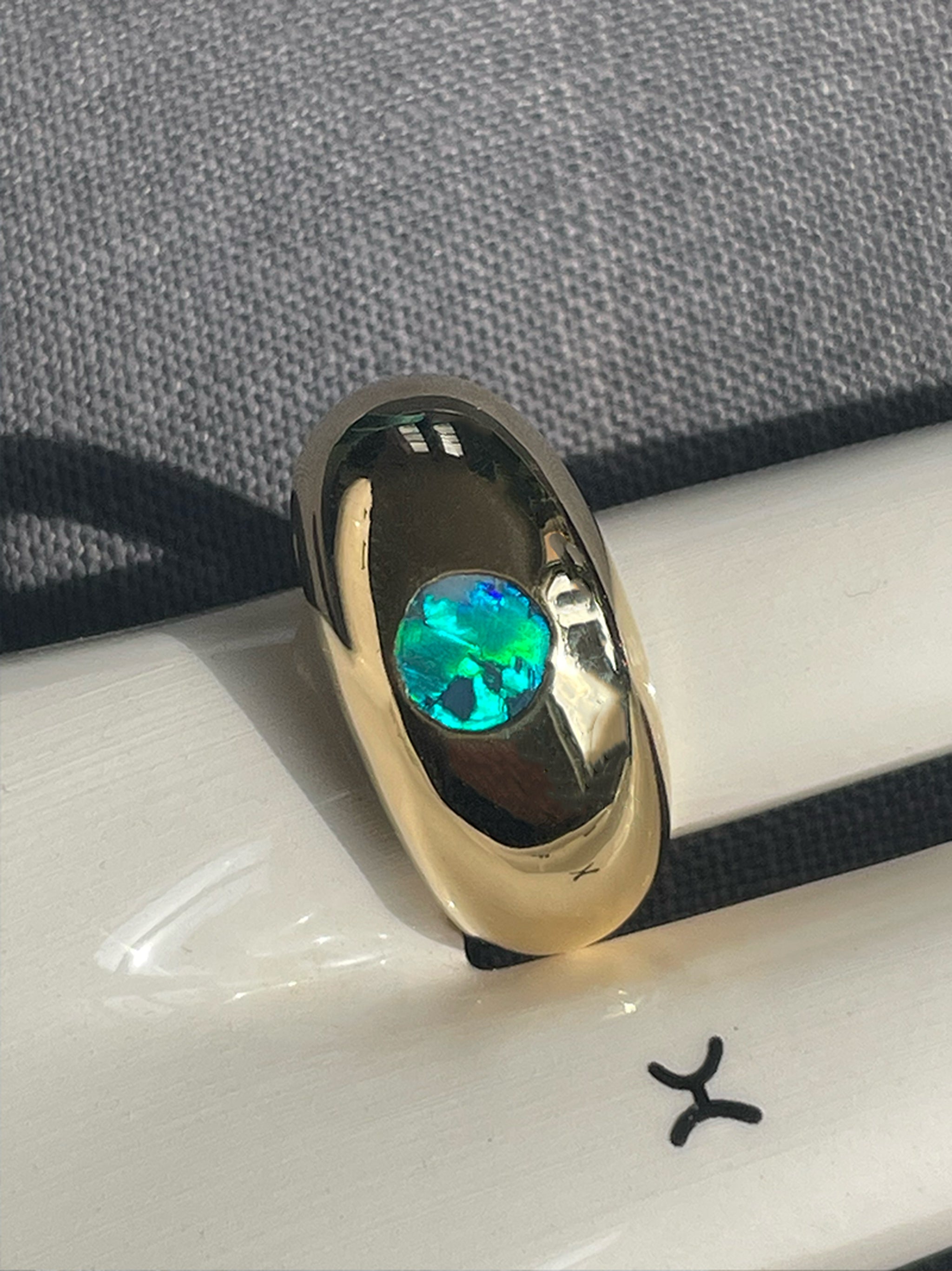 SEASPELL | OPAL DOME RING | In-Stock