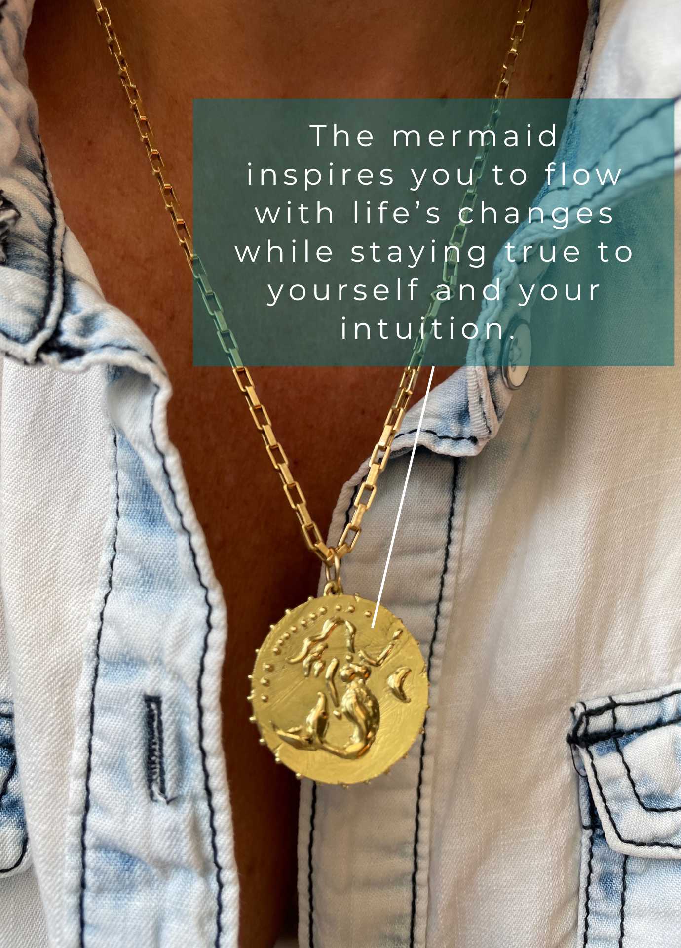 BOHEME LA PETITE SIRENE GOLD CHARM | In-Stock