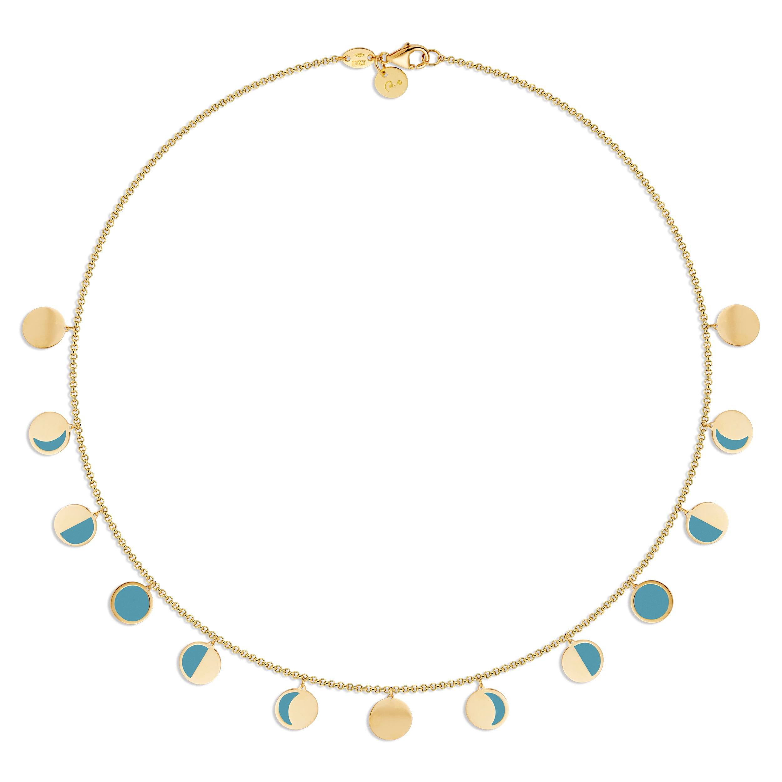 BOHEME CONFETTI LUNE SEQUIN BLEU