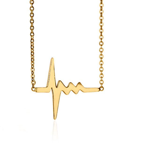 Heartbeat necklace hot sale