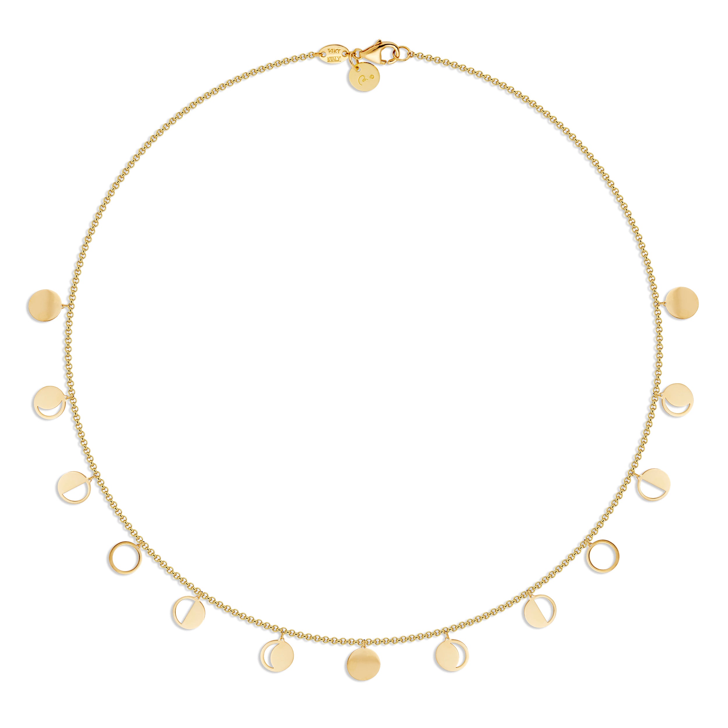 BOHEME CONFETTI PETITE LUNE SEQUIN OR