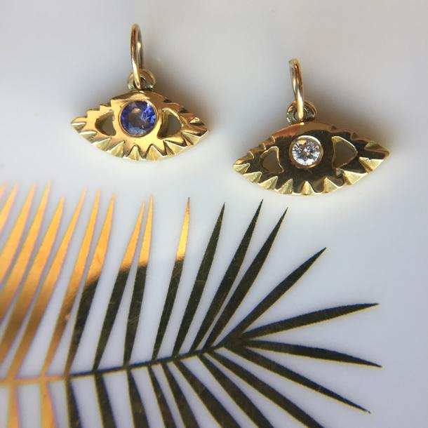BOHEME IOLITE THIRD EYE CHARM