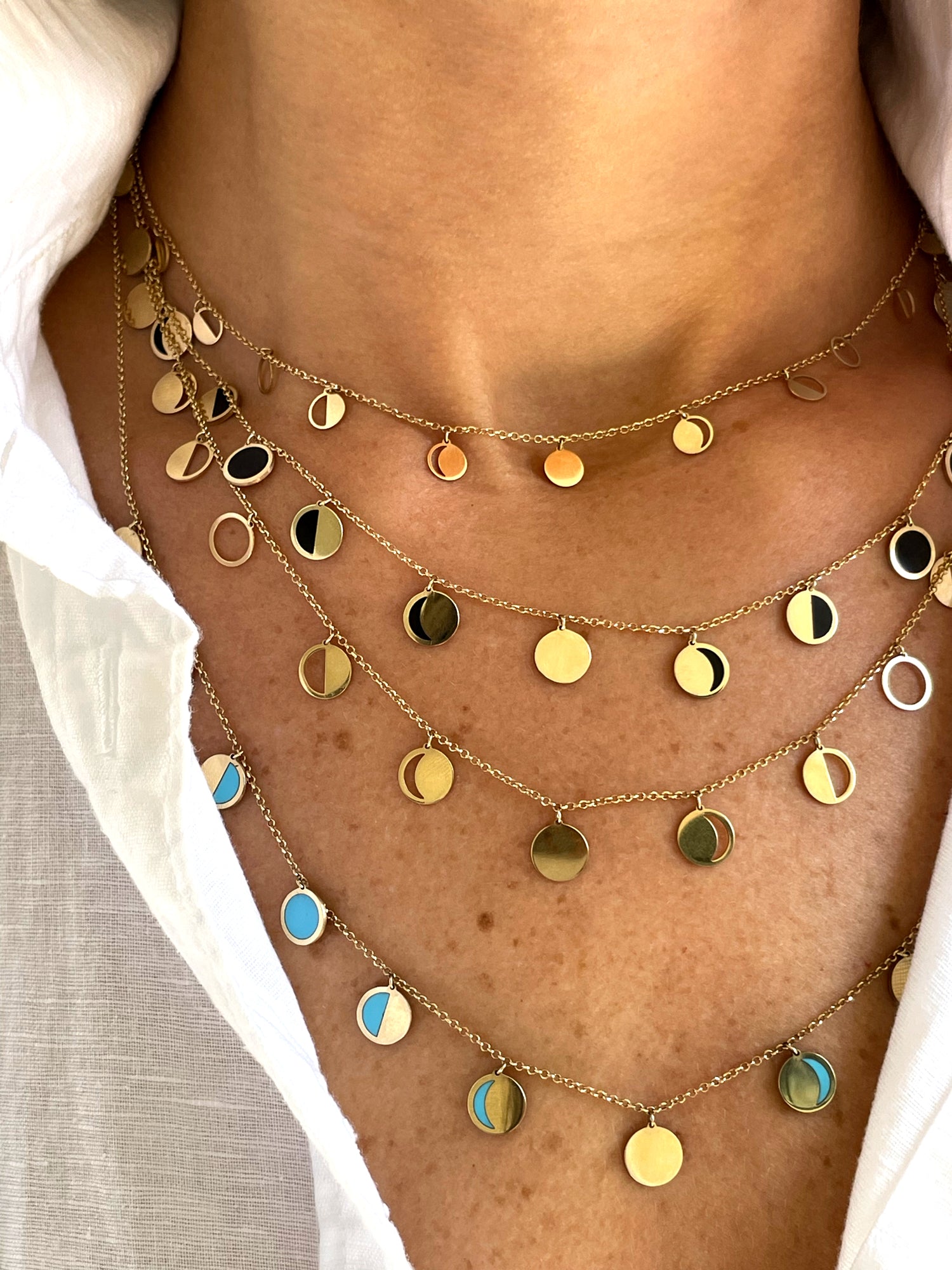 BOHEME CONFETTI LUNE SEQUIN OR