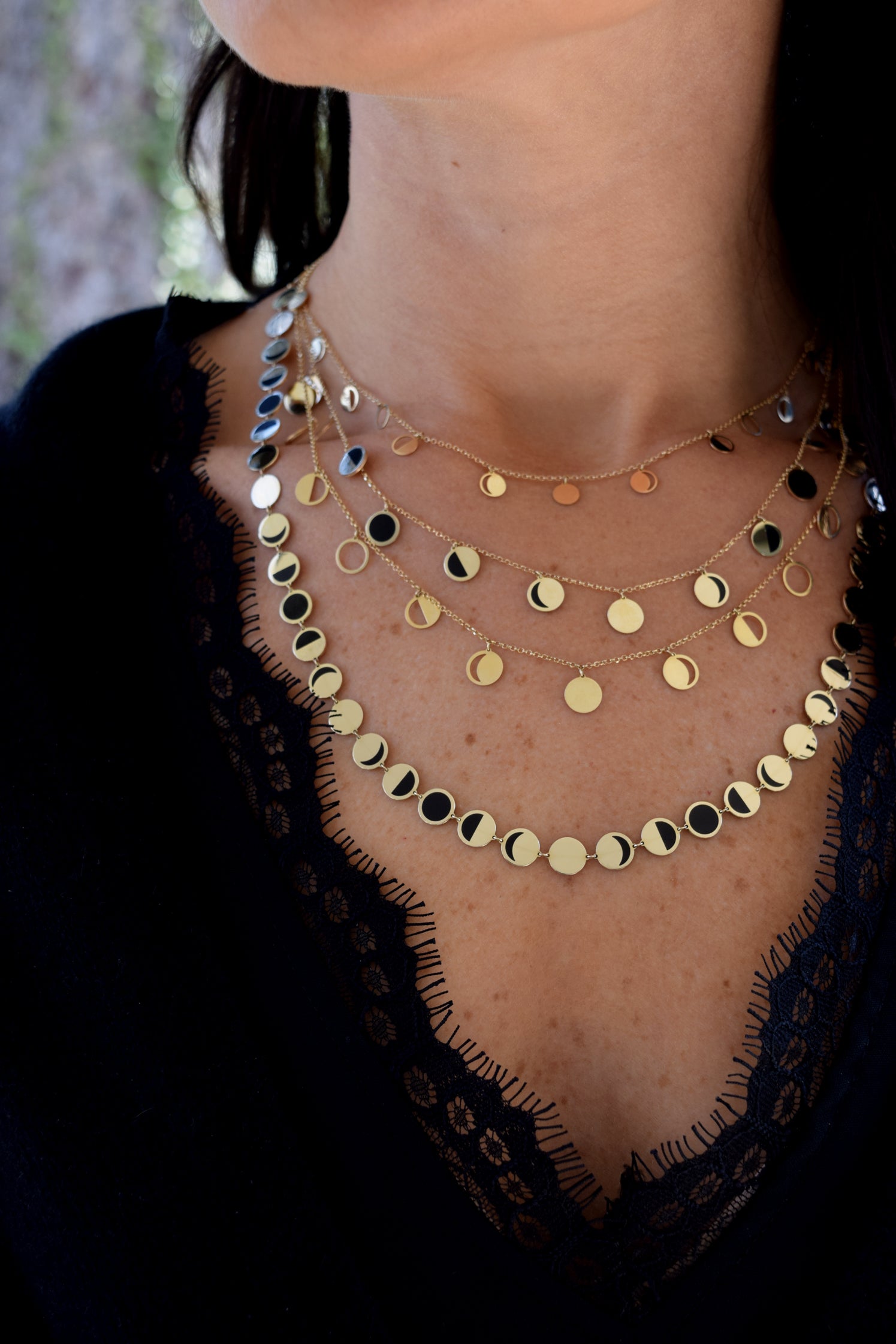 BOHEME CONFETTI LUNE SEQUIN NOIR