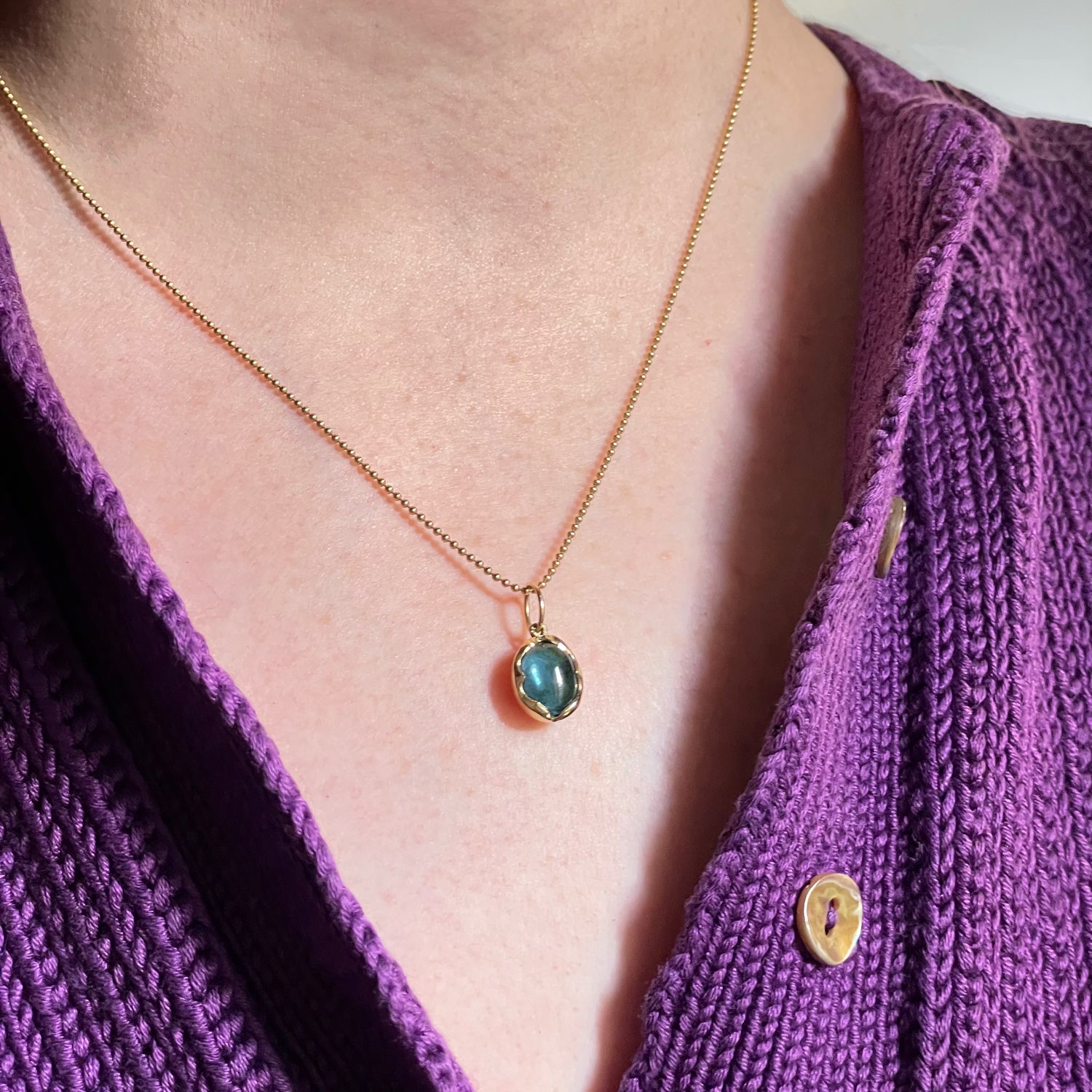 BOHEME TOPAZ LOTUS CHARM | In-Stock