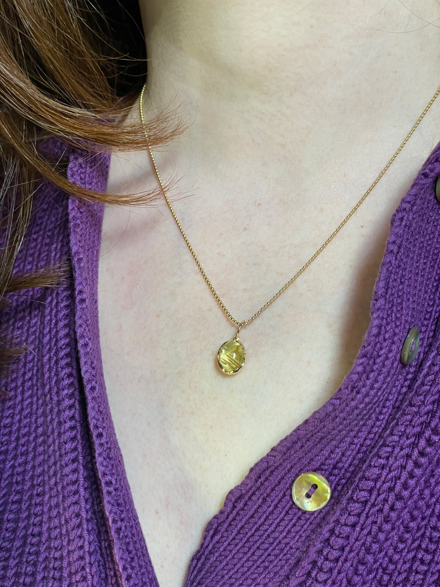 BOHEME GOLD LOTUS CHARM rts