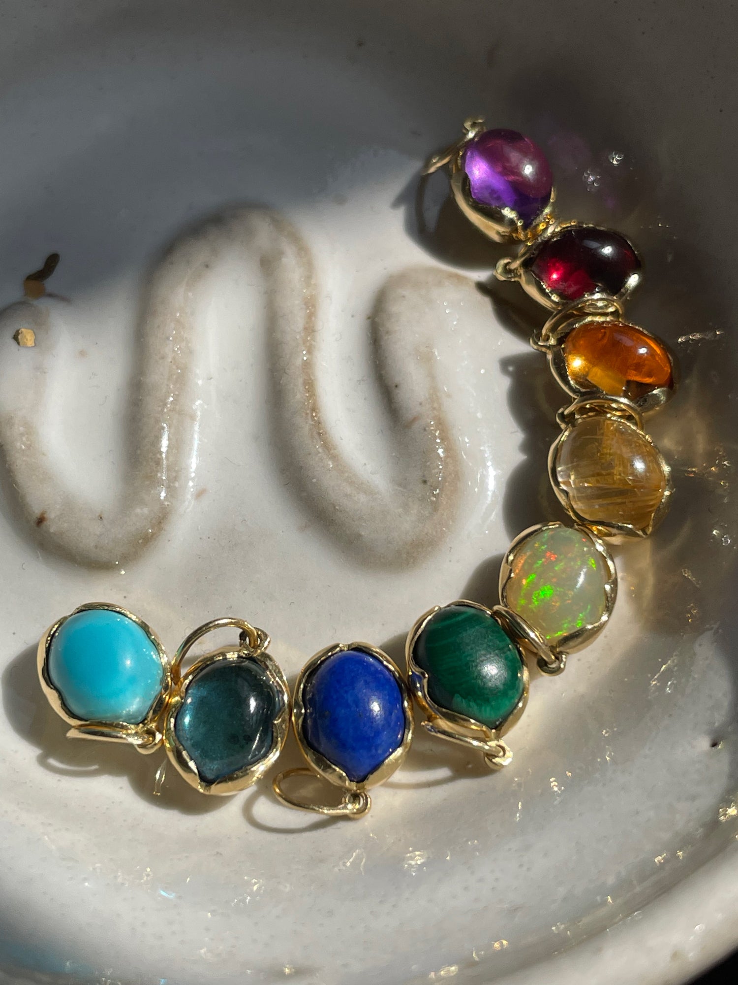 BOHEME TOPAZ LOTUS CHARM | In-Stock