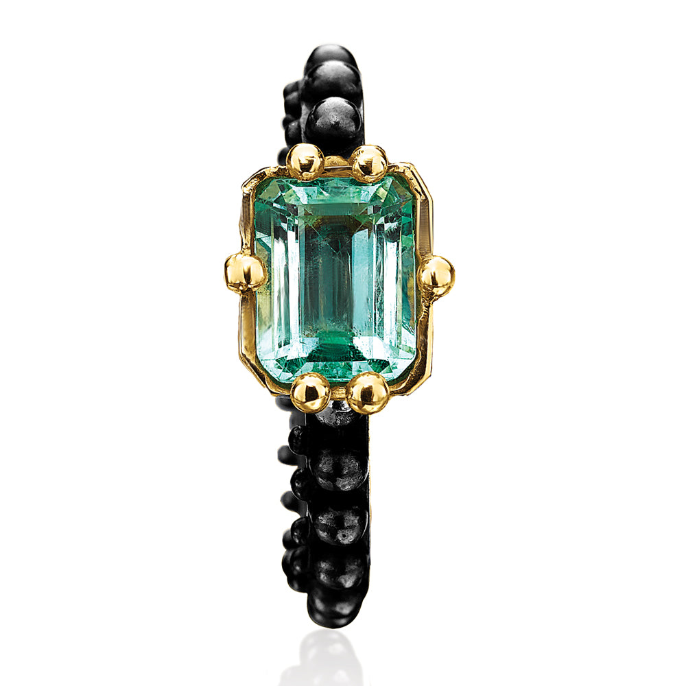 BOHEME EMERALD MUSE XL RING