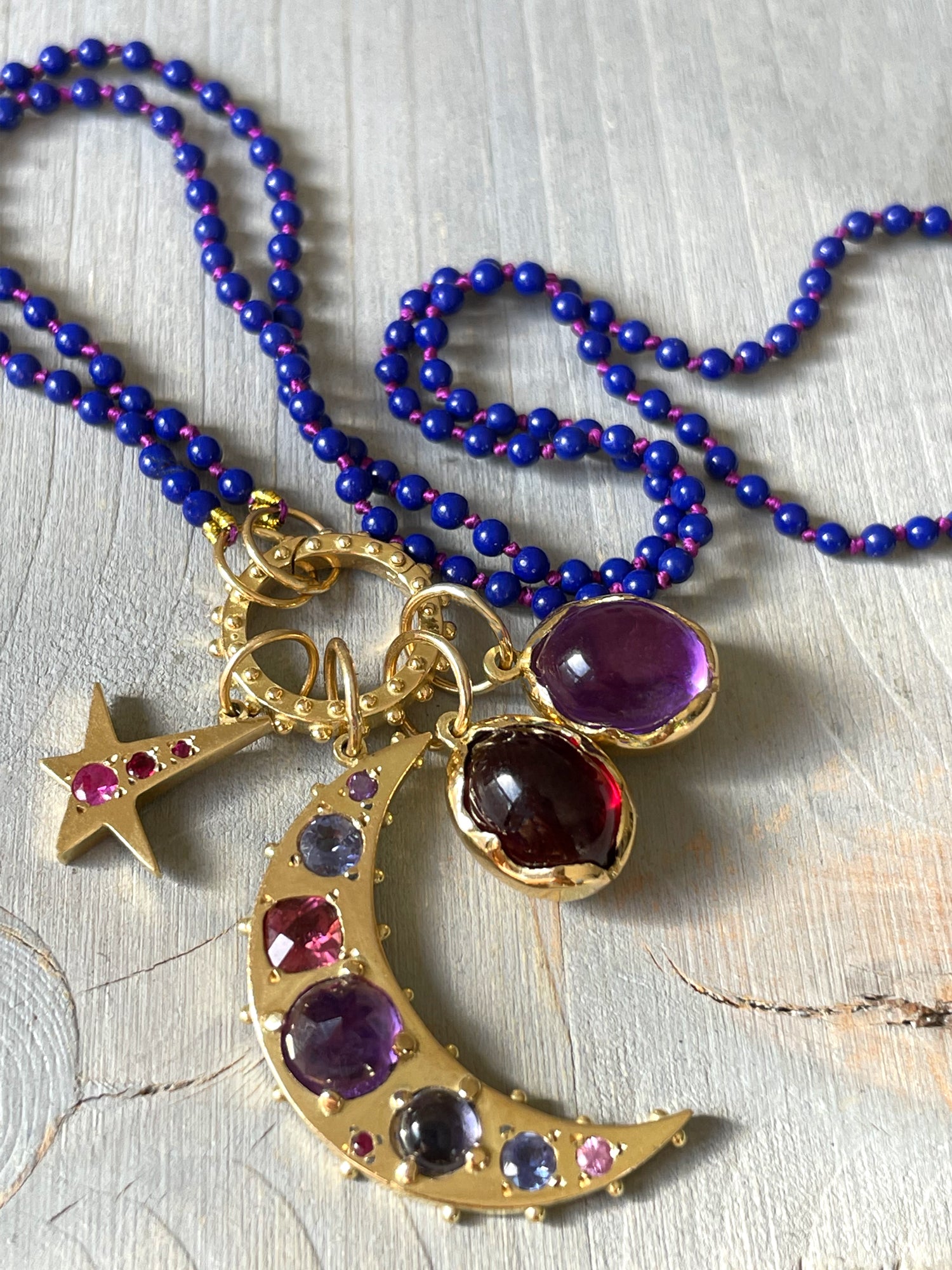 BOHEME SMALL CLICKER CHARM RING 18KR rts