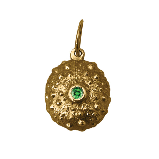 BOHEME TSAVORITE URCHIN CHARM