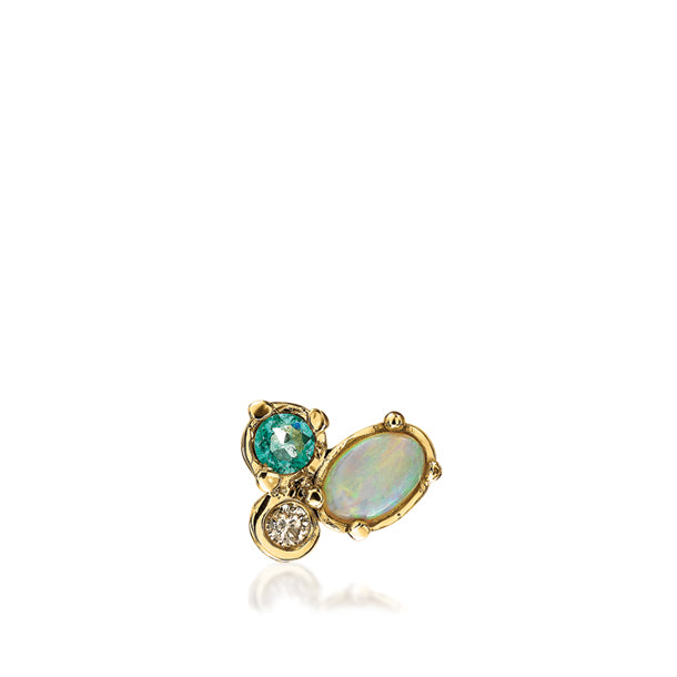 BOHEME GEM CLUSTER SINGLE STUD