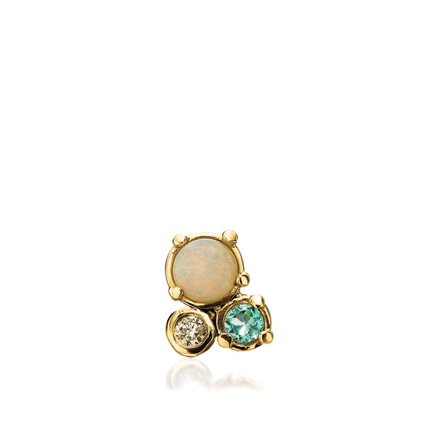 BOHEME GEM CLUSTER SINGLE STUD
