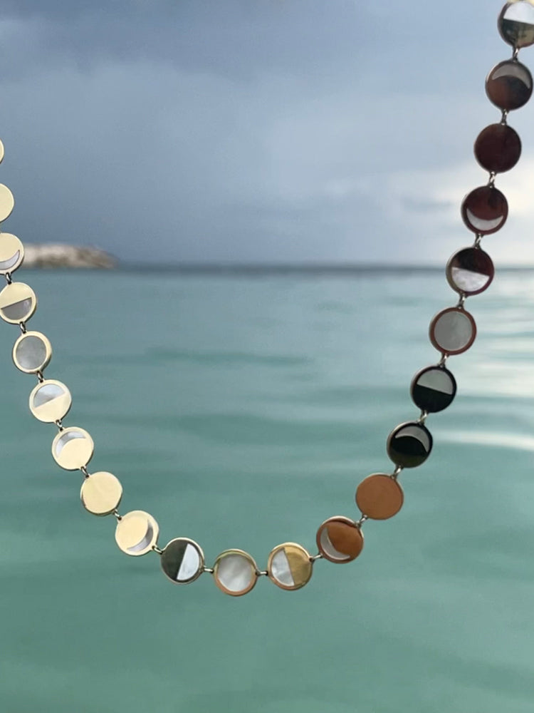 BOHEME CONFETTI LUNE BLANCHE CHAIN