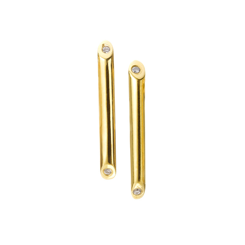 BATON DIAMOND STUDS rts